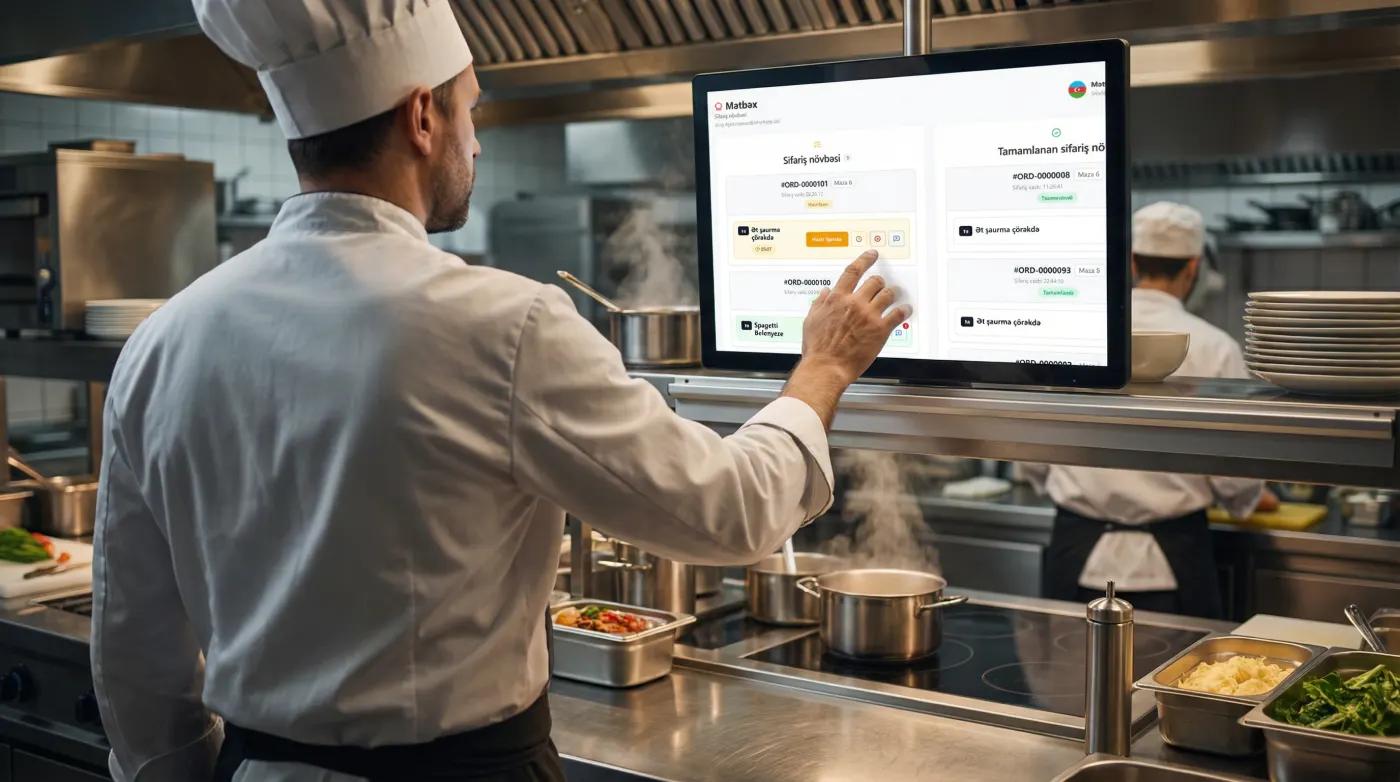 Kitchen display system interface