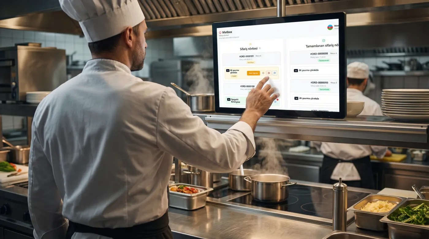 Kitchen display system interface