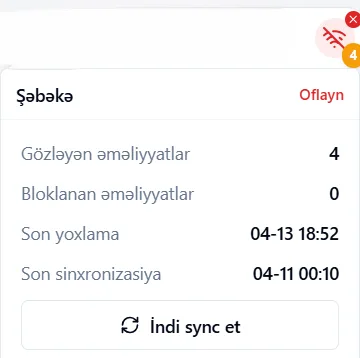 Network status preview